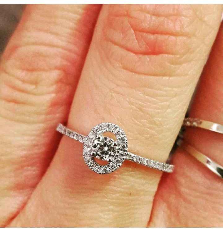 Portez vous l'alliance avec votre bague fiançailles ?? - 1