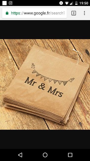  Aide pr retrouver sachet kraft Mr&mrs sur aliexpress - 1