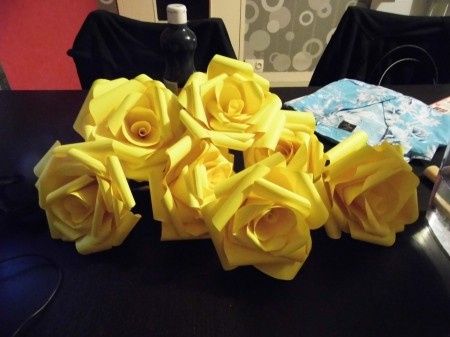 Mes roses géantes!