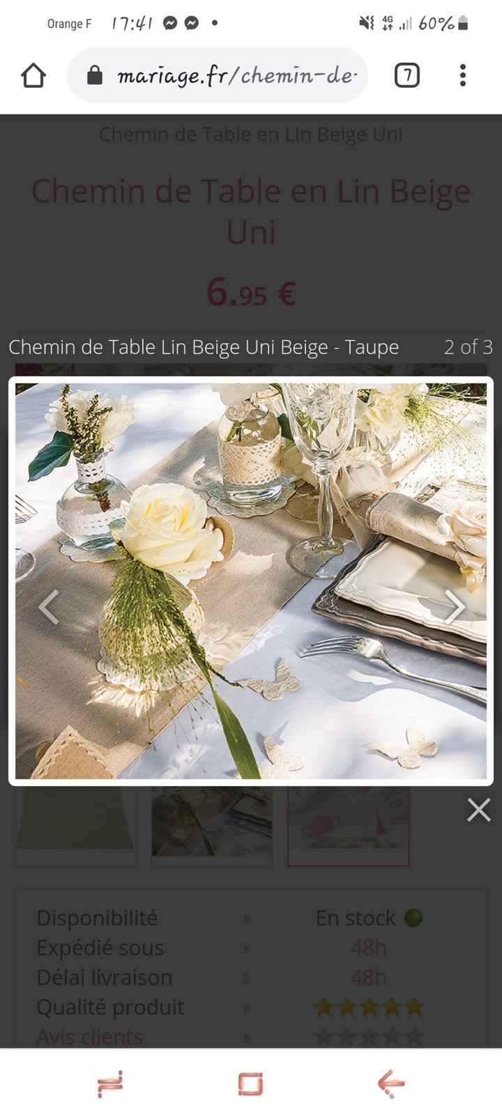 Décoration de table - 1