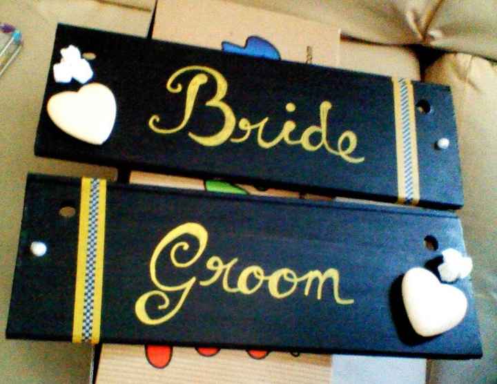 pancarte pour chaise