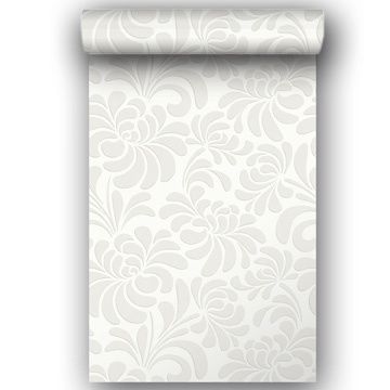 Papier peint Betty blanc