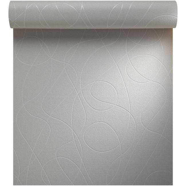 Papier peint serpentin taupe