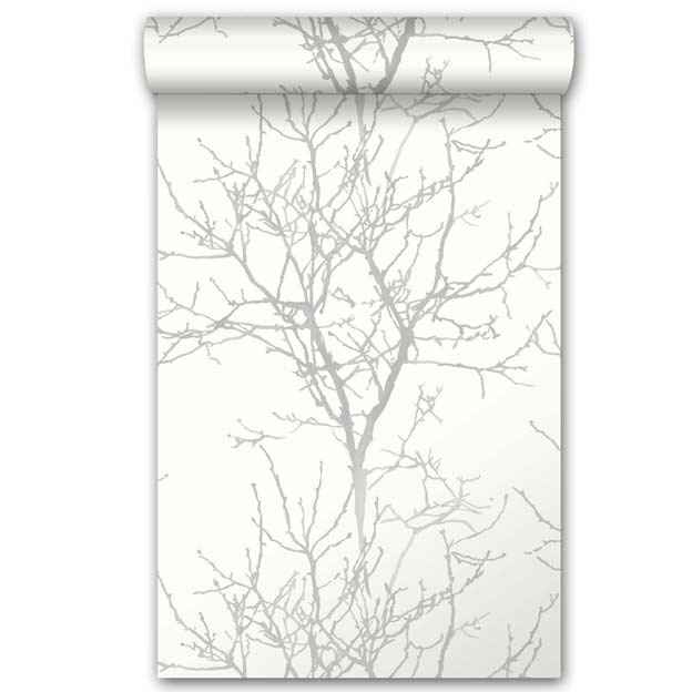 Papier peint aurora arbre gris