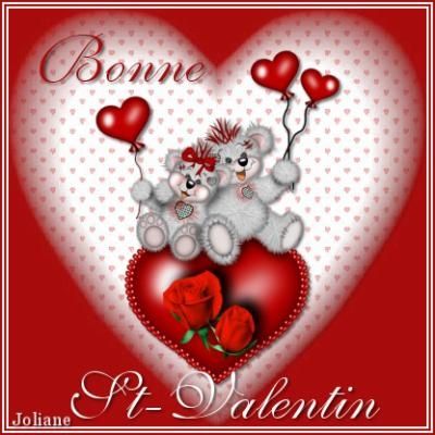 JOYEUSE ST VALENTIN A TOUTES .LES MARIEES
