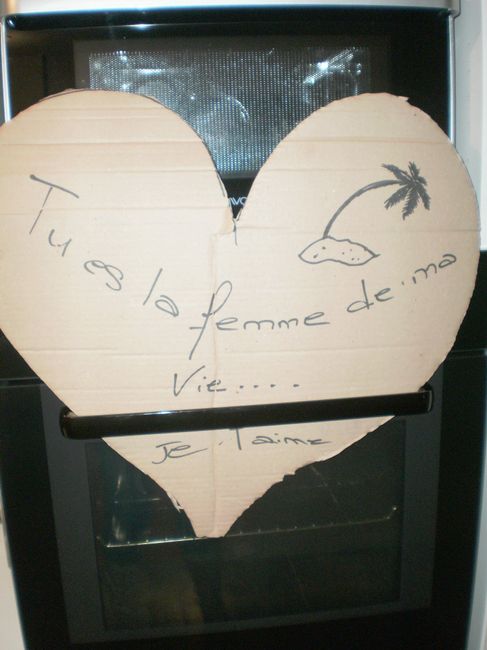 Surprise de chéri ce matin  !!!!