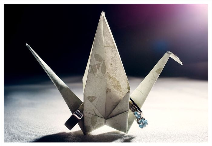 porte alliances oiseau