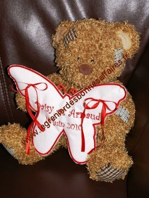 porte alliances papillon