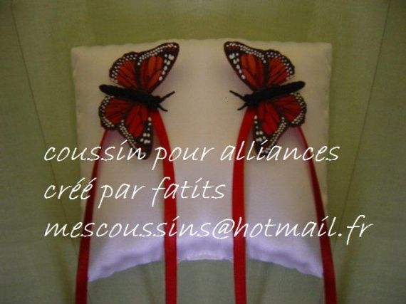 porte alliances papillon