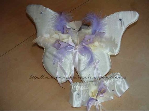 porte alliances papillon