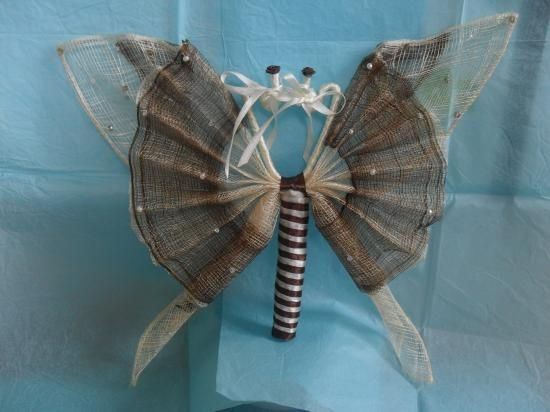 porte alliances papillon
