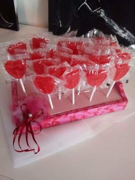 Mon porte sucettes pour candy bar