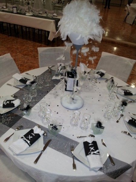 Une table décorée