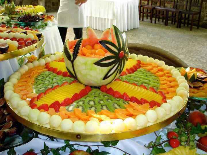 buffet de fruits 