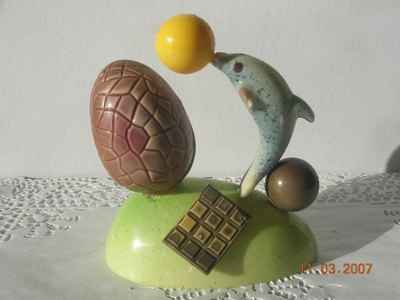 chocolat de paque joueur