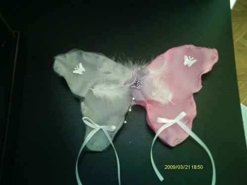 porte alliances papillon