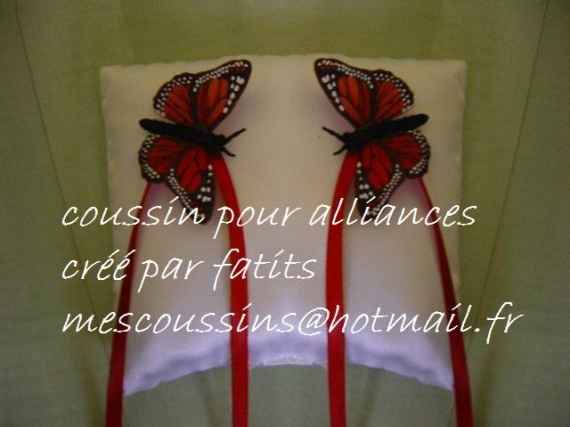 porte alliances papillon