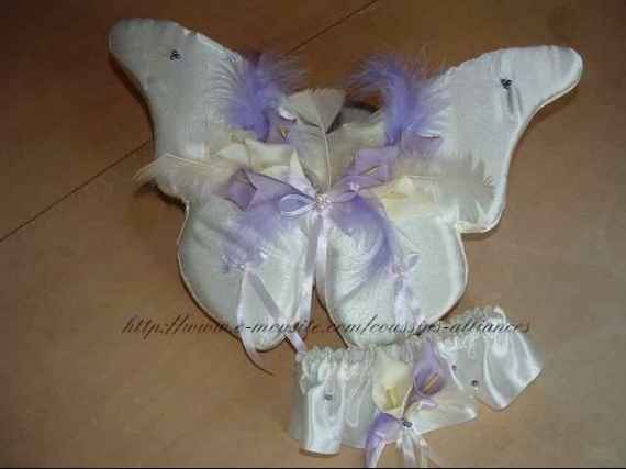porte alliances papillon