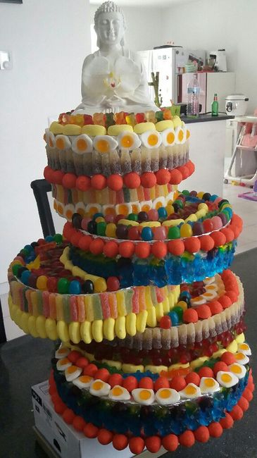 Gâteau de bonbon et conservation - 1
