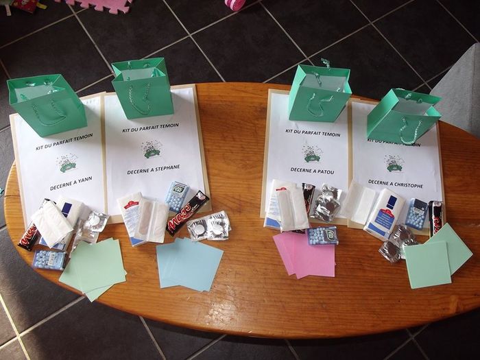 mes kits témoins