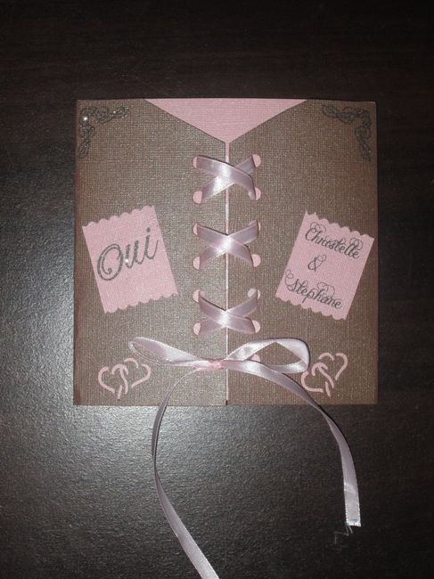 Notre faire-part DIY