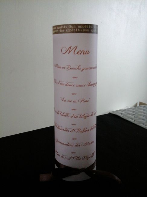 Mon menu photophore - 1