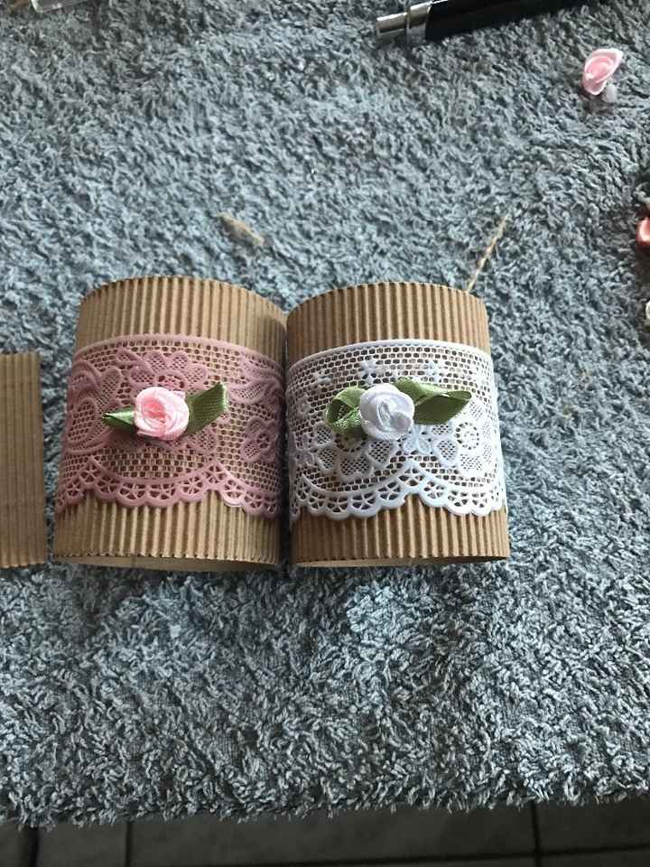 Rond de serviettes réalisé par moi même :)