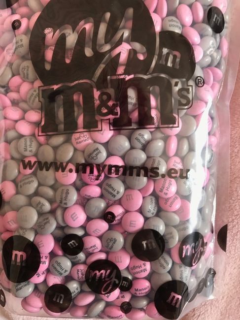 On à reçu nos M&M'S