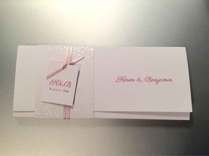 Comment sont vos faire parts ? - 1