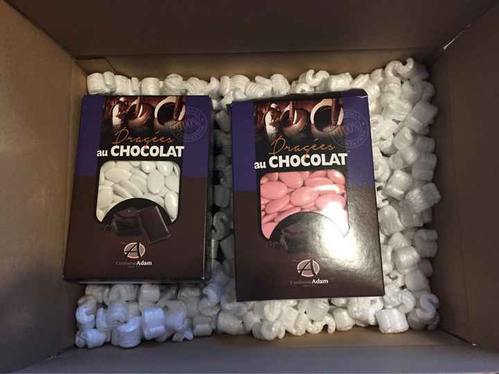 Colis du jour : mes dragées !!! - 1