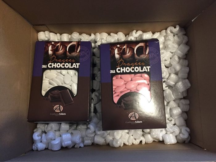 Colis du jour : mes dragées !!! - 1