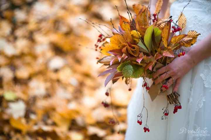 bouquet de feuille d'automne