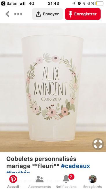 Cadeaux aux invités - 1