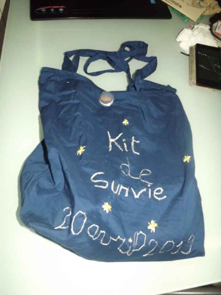 Pour ma témoin format sac de courses 