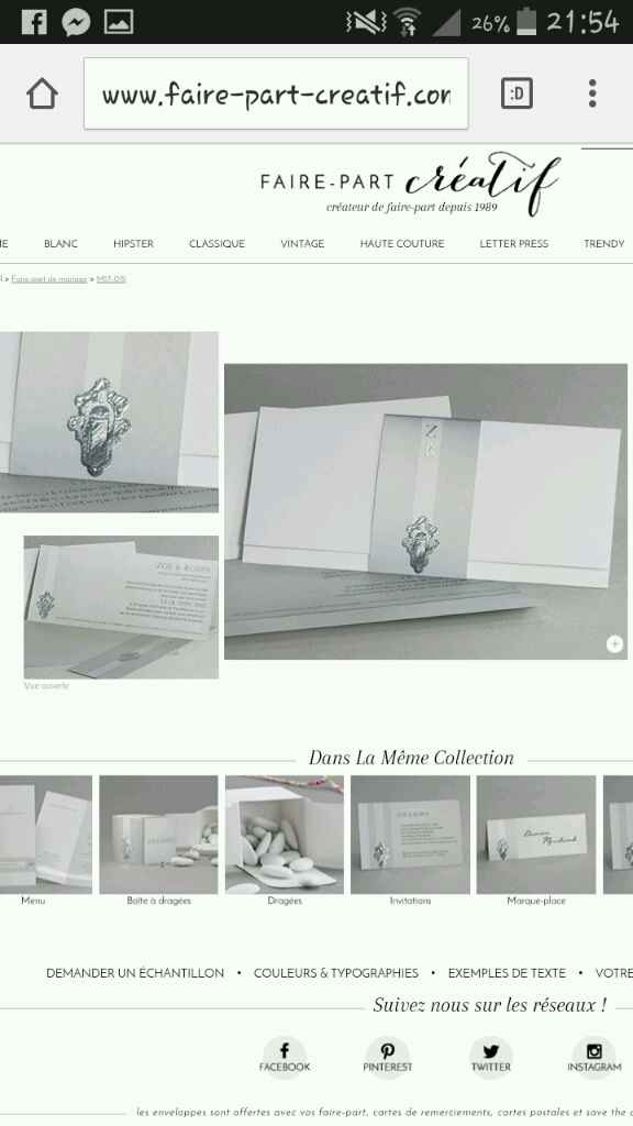 Faire part grosse hésitation ..... vos avis ? - 3