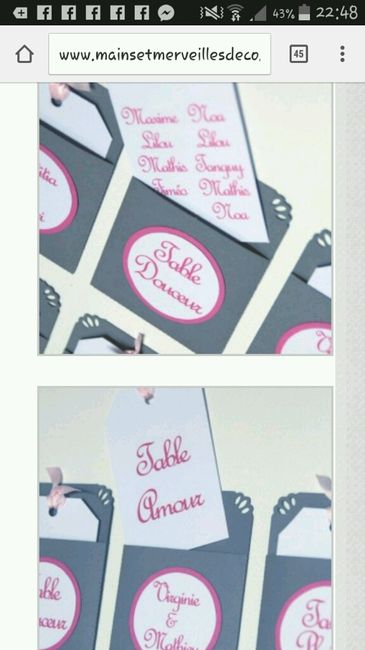 Mon thème rose gris et blanc mes inspirations.... - 4