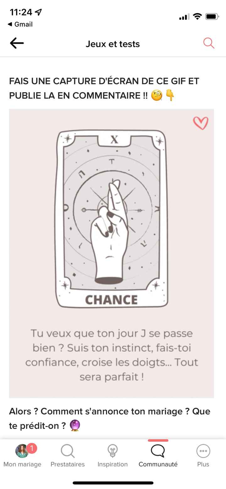 La chance te sourit 🔮😃 - 1