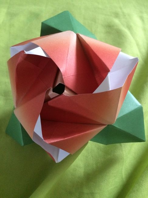 Fleur en origami - 2