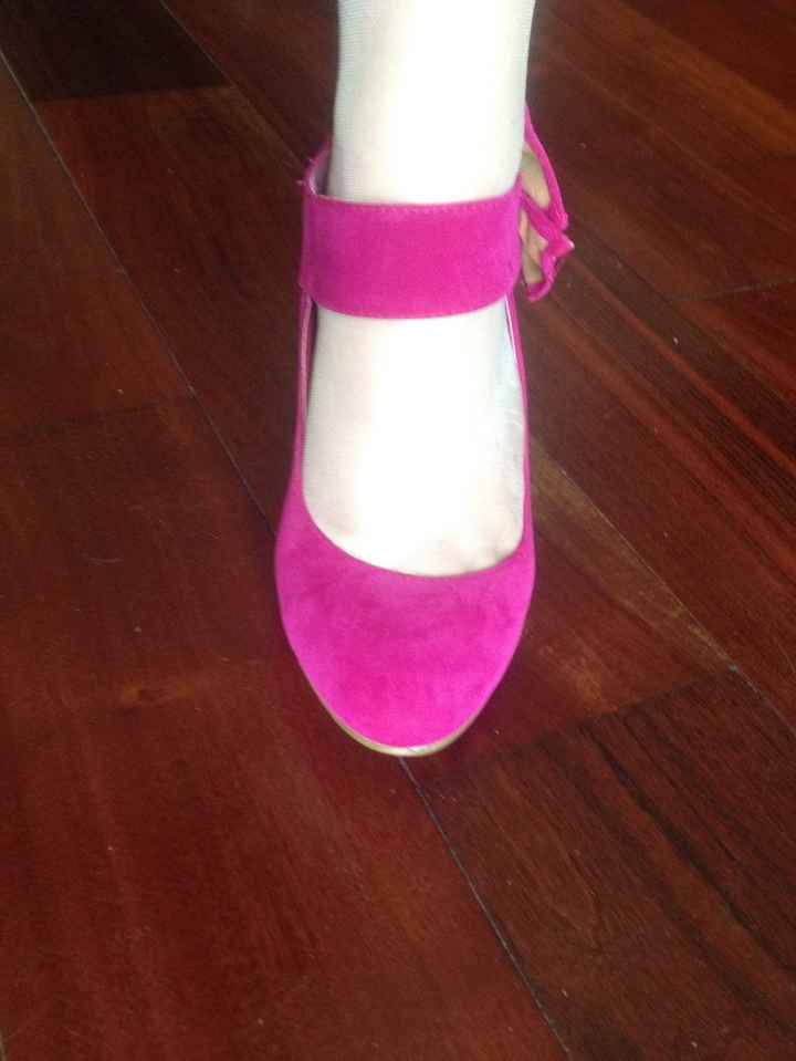 chaussure fushia 2