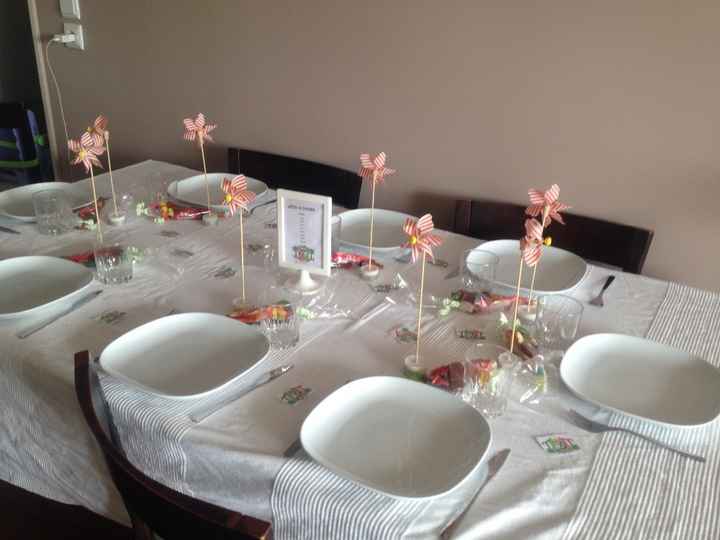 décor table enfant "Côte d'Ivoire"