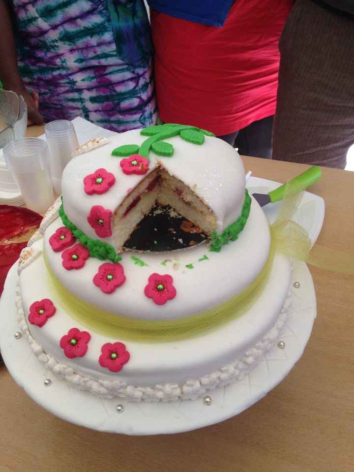 gateau préparer par une de mes belles soeur