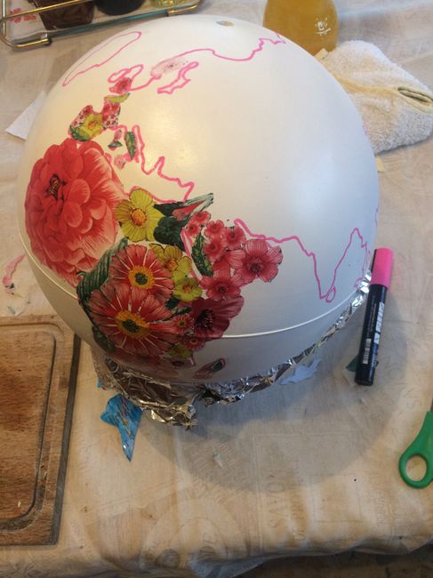Diy urne globe - 6