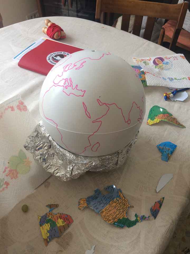 Diy urne globe - 5