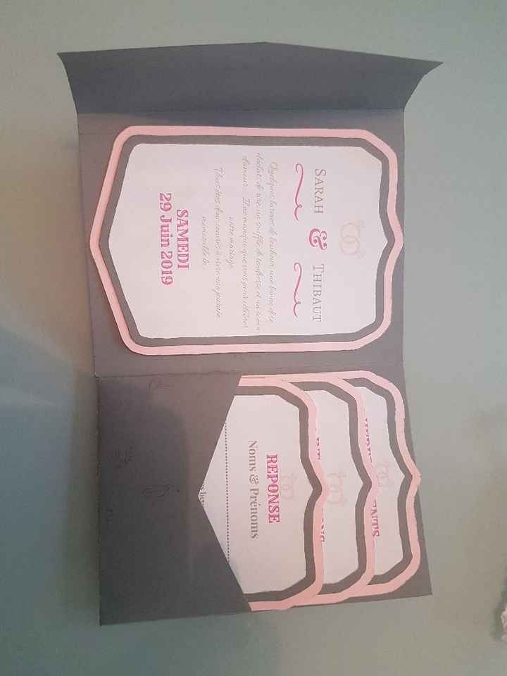 Prototype faire part enfin fini - 2