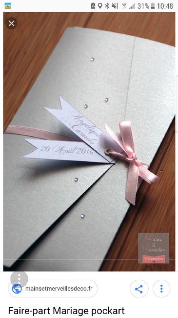  Faire part fait main ou acheté tout fait ? - 2