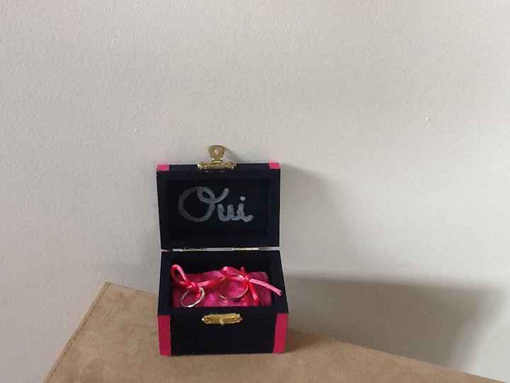 Boîte pour alliances - 1