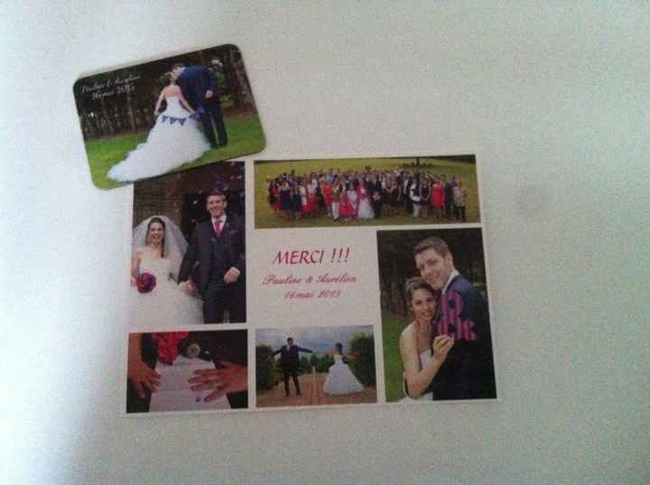 Remerciements mariage - 1