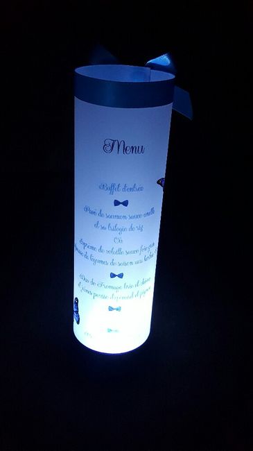 Menu photophore - 2