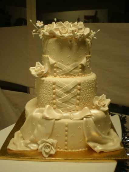 wedding cake inspiration robe de mariée