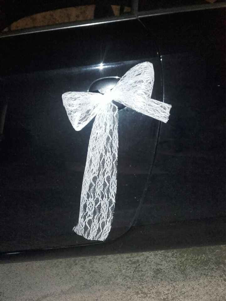 Décoration voiture des Mariés - 1